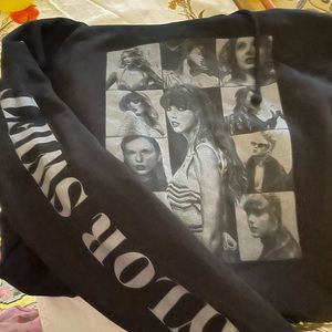 Taylor Swift ERAS tour merch-black hoodie